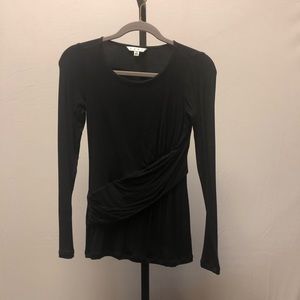CAbi Women’s Black Crossover Applaud Stretch Top